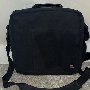 Apple Classic Vintage Black Laptop Bag